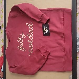 NWT Size S (6/7) Art Class Feliz Navidad Sweatshirt